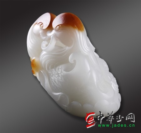 和田玉的肉質(zhì)中的水線，