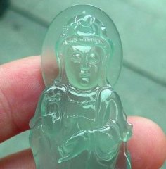 觀音翡翠玉雕欣賞