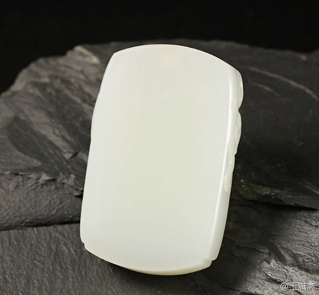 糖白玉-獸面守護(hù)牌