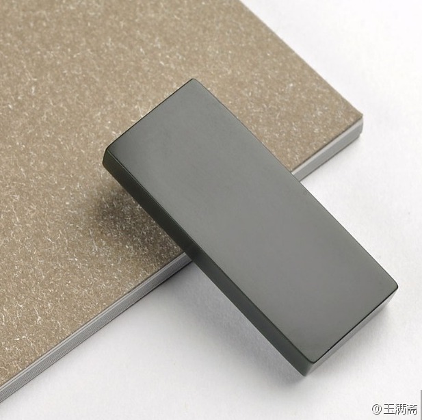 新疆青玉-獸面牌